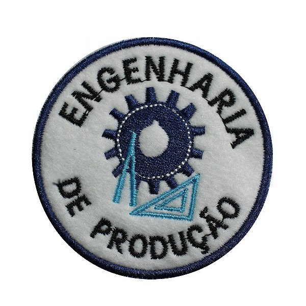 Patch Bordado Engenharia de Produção