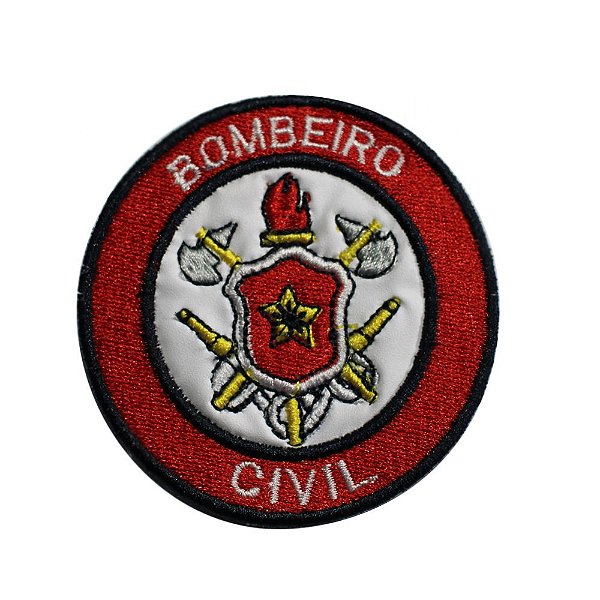 Patch Bordado Bombeiro Civil