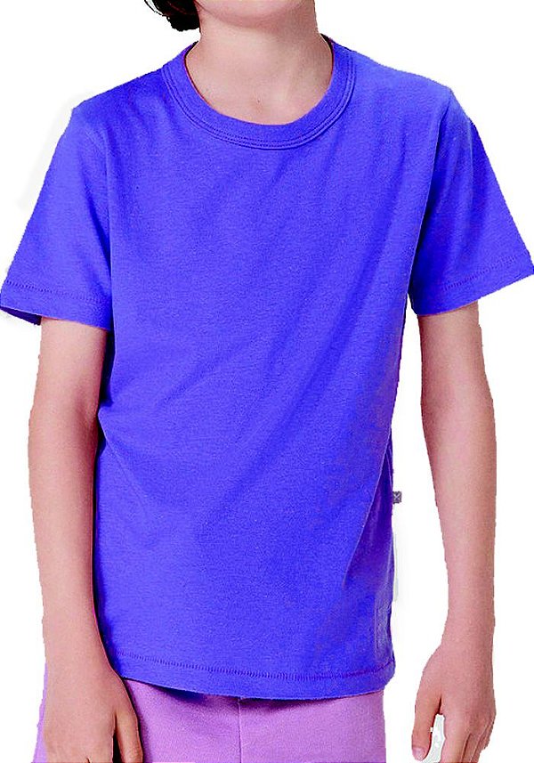 Camiseta Infantil Roxo