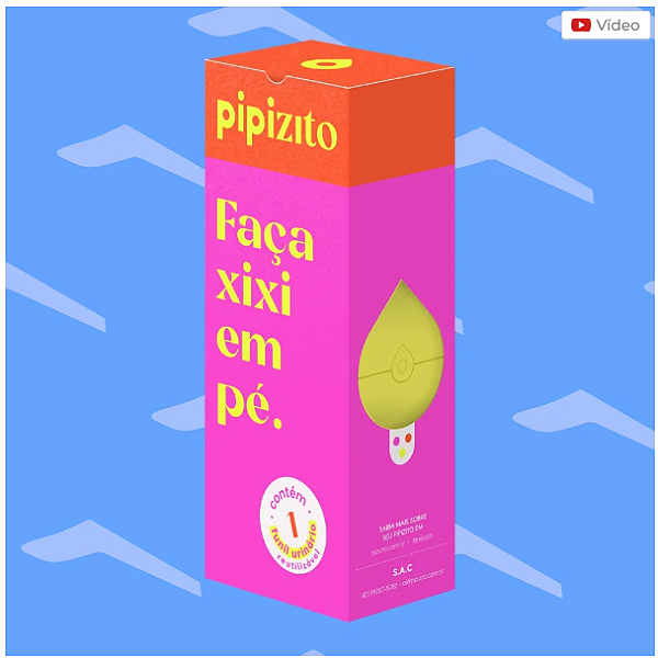 Pipizito Funil Urinario Reutilizavel - Amarelo