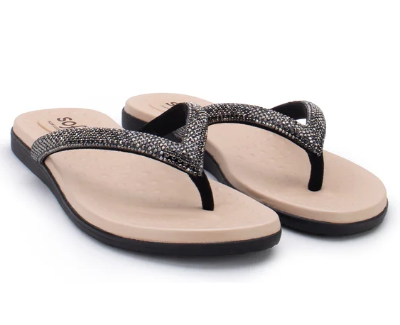 Sandalia Softili 10064 Preto