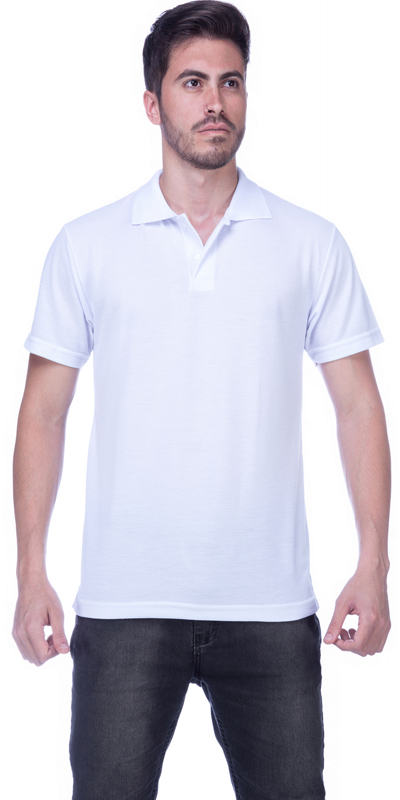 Polo PV Piquet Branca Unissex