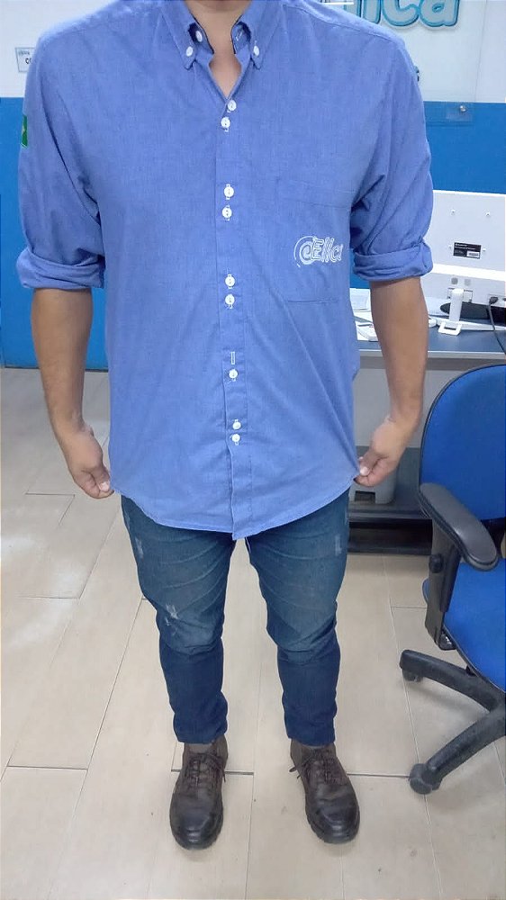 Camisa Social Rave Manga Longa