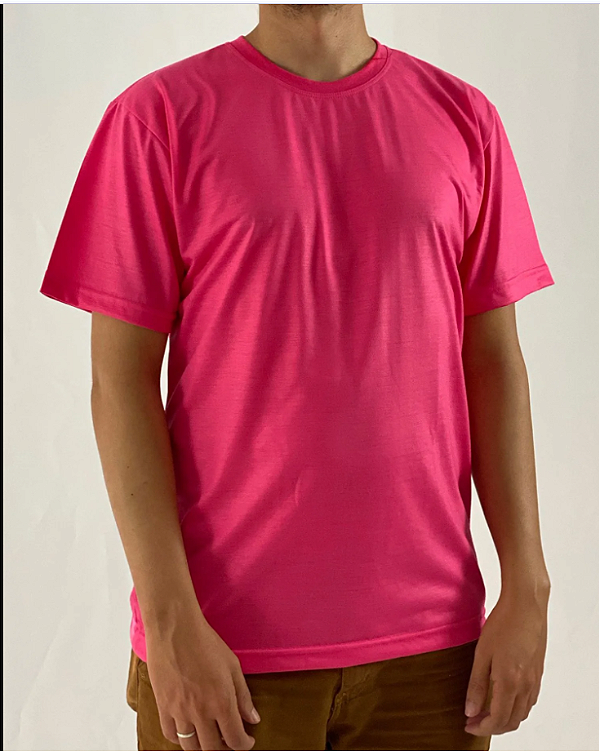 Camiseta Poliester Pink