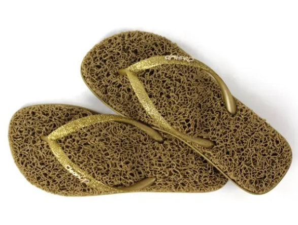 Sandalia Flat Eco Bege CleanUP
