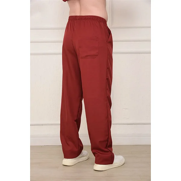 Calça Cirúrgica Unissex Vinho