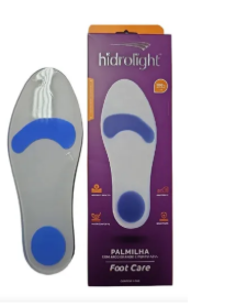 Palmilha Silicone Hidrolight Arco Brando Piloto e Ponto Azul