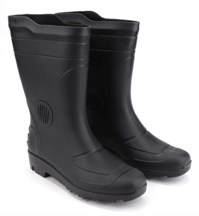 Bota Pega Forte Cano Médio Preta