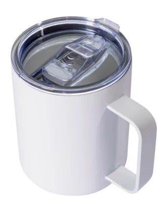 Caneca Térmica Inox Branca de 370ml