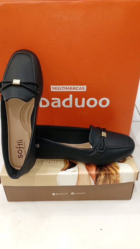 Sapatilha Softli 10311 Preta
