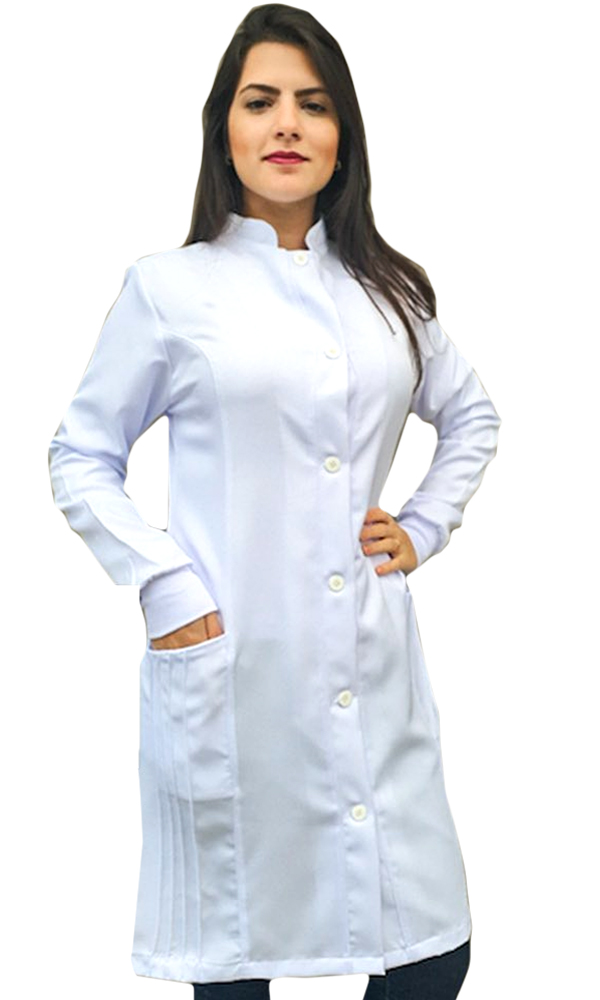 Jaleco Gola Padre Gold Unissex Branco (Oxford)