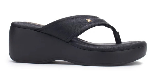 Sandalia Softli 10115 Preta