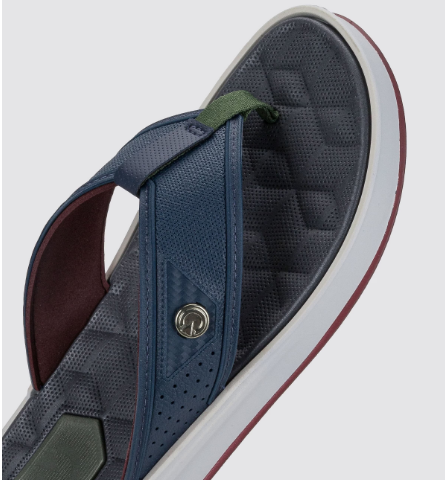 Chinelo de Dedo Napoles Cartago Cinza / Azul / Laranja