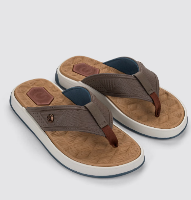 Chinelo de Dedo Napoles Cartago Bege/Basalt