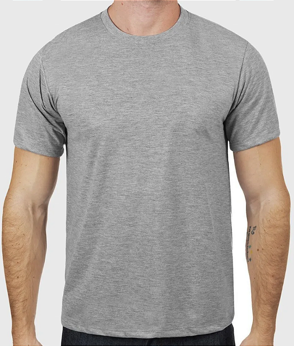 Camiseta PV Cinza Mescla