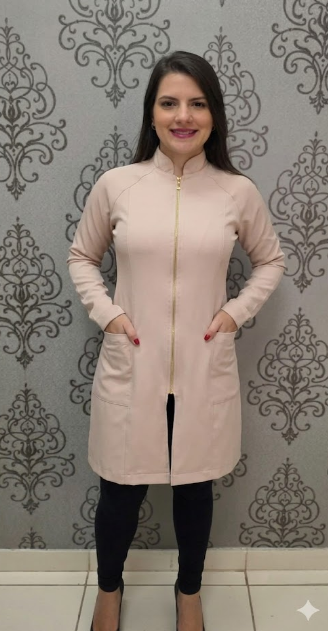 Jaleco Canada Feminino Nude