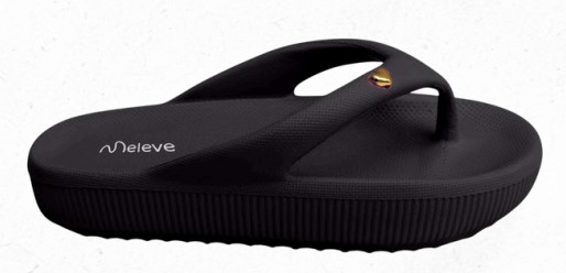 Chinelo Meleve Feminino AT627 Finger Cloud Soft Preto