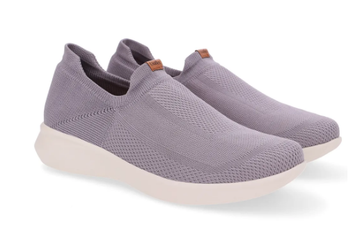Tênis Tricot Cinza Casual Usaflex