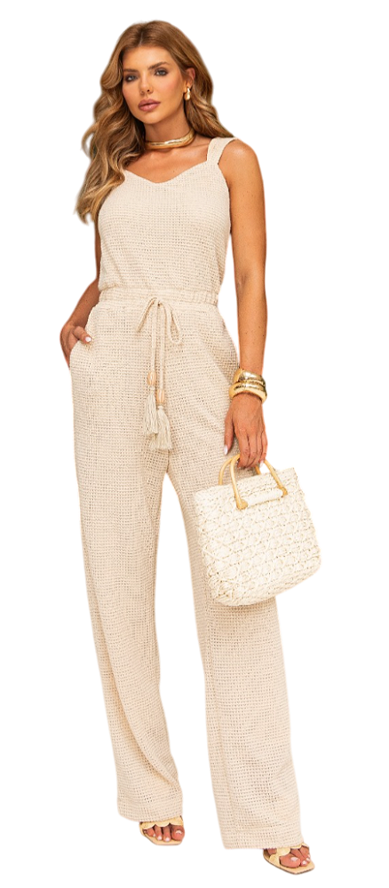 MACACÃO ELÁSTICO CINTURA