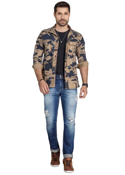 CALÇA SLIM FIT LYCRA JEANS