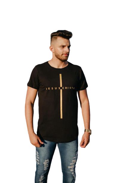 CAMISETA LONGLINE JESUS CRISTO