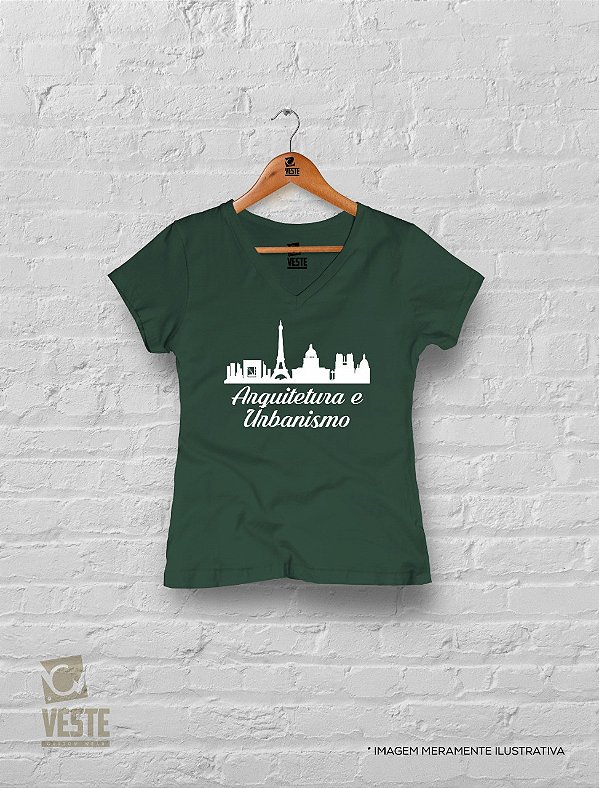 Camisa Arquitetura e Urbanismo CIDADE Feminina