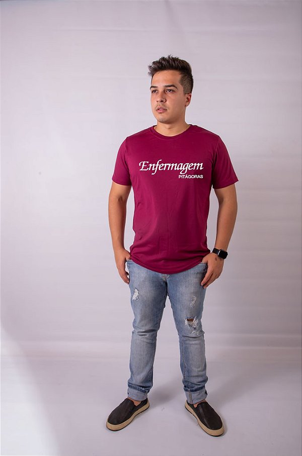 Camisa Enfermagem Pitágoras Masculina