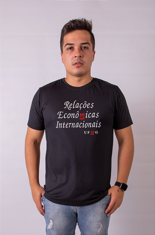 Camisa Relações Econômicas Internacionais UFMG Masculina