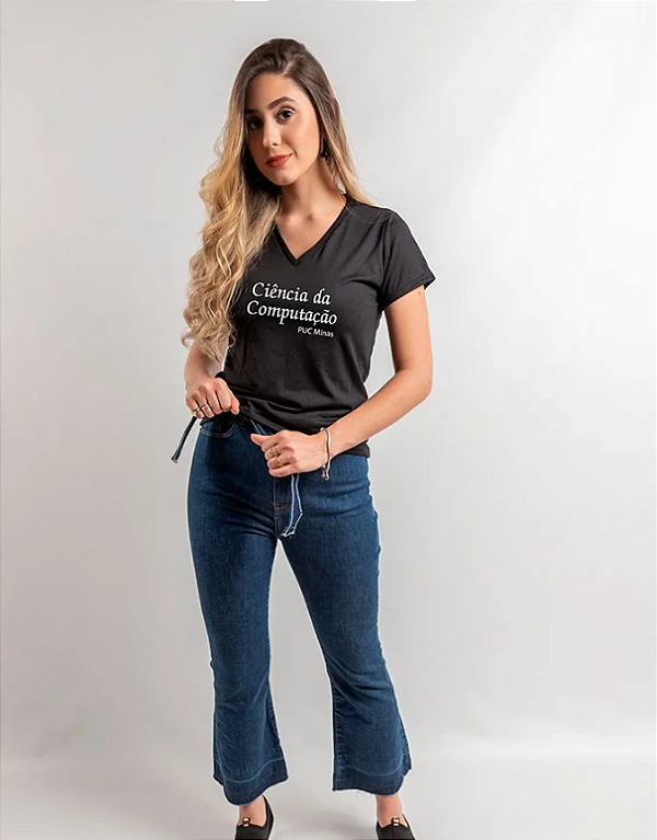 Camisa Ciência da Computação PUC Feminina - Pronta Entrega