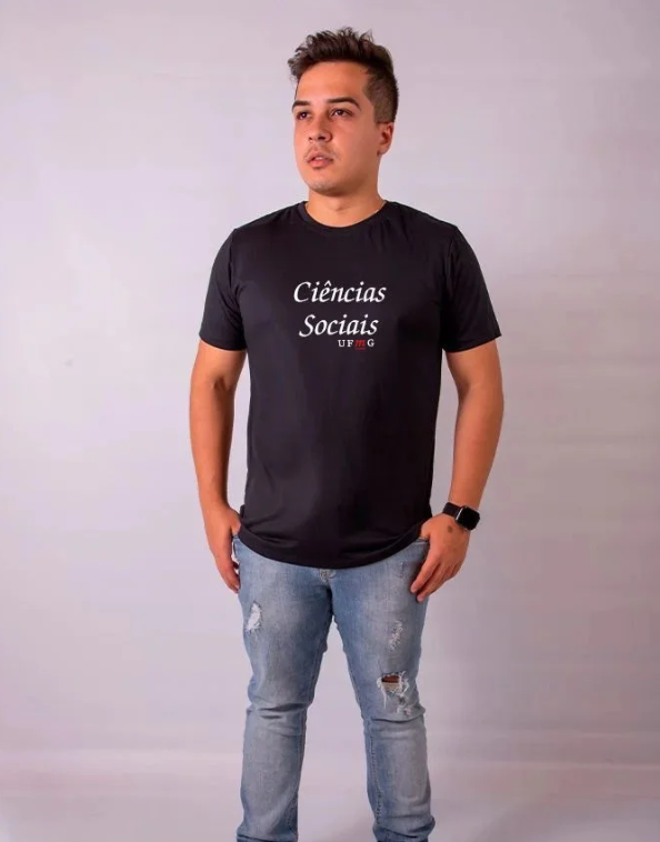 Camisa Ciências Sociais UFMG Masculina - Pronta Entrega