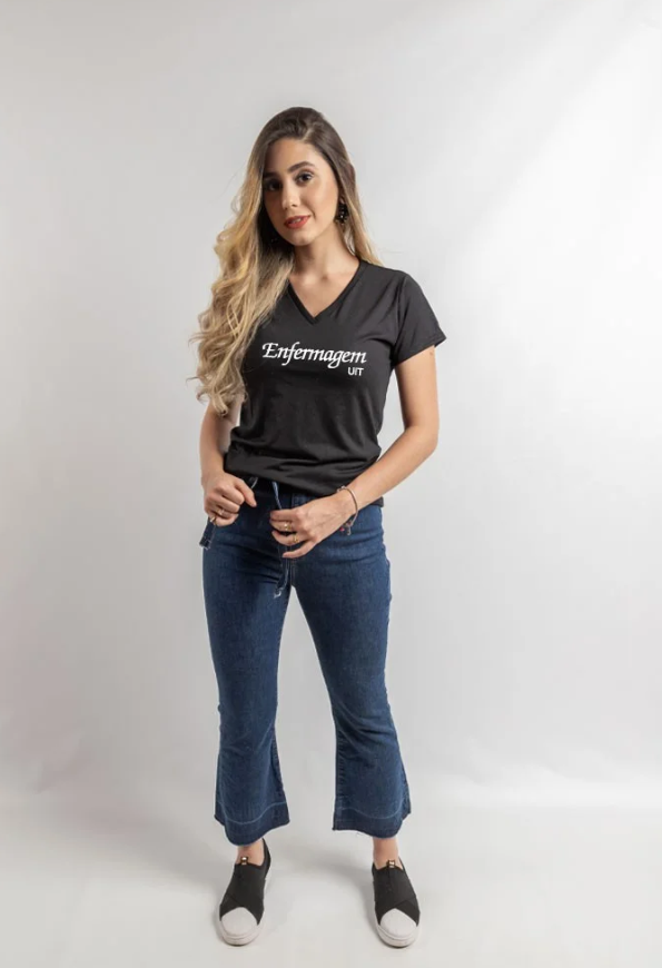 Camisa Enfermagem UIT Feminina - Pronta Entrega