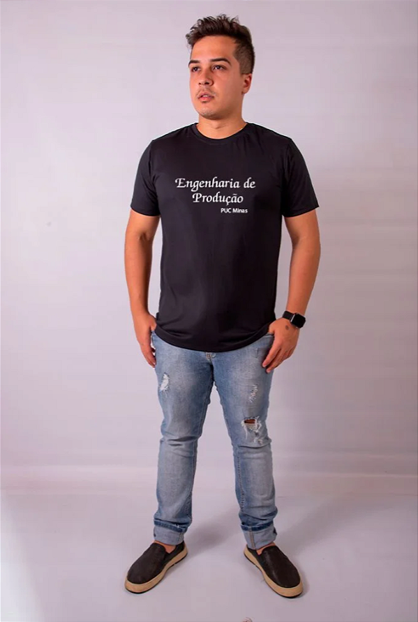 Camisa Engenharia de Produção PUC Masculina - Pronta Entrega