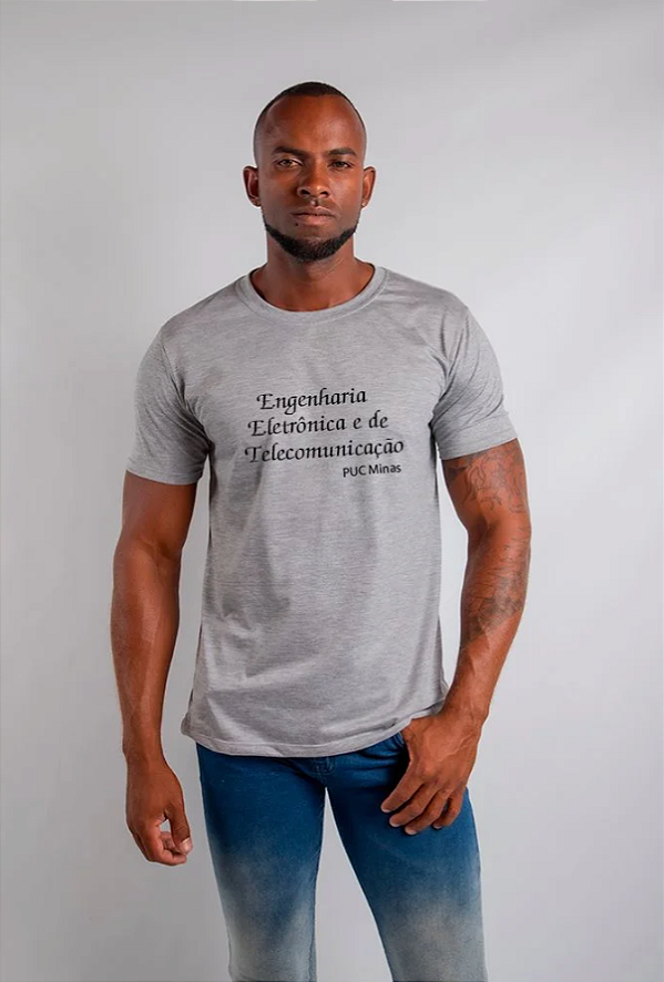 Camisa Engenharia Eletrônica e de Telecomunicação PUC Masculina - Pronta Entrega
