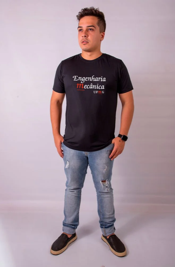 Camisa Engenharia Mecânica UFMG Masculina - Pronta Entrega