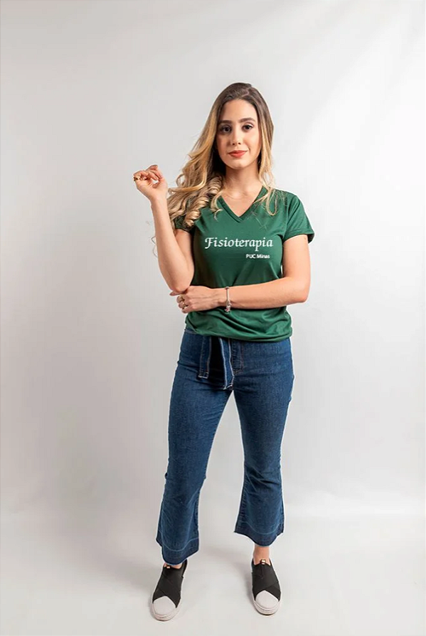 Camisa Fisioterapia PUC Minas Feminina - Pronta Entrega