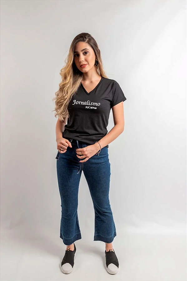 Camisa Jornalismo PUC Feminina - Pronta Entrega