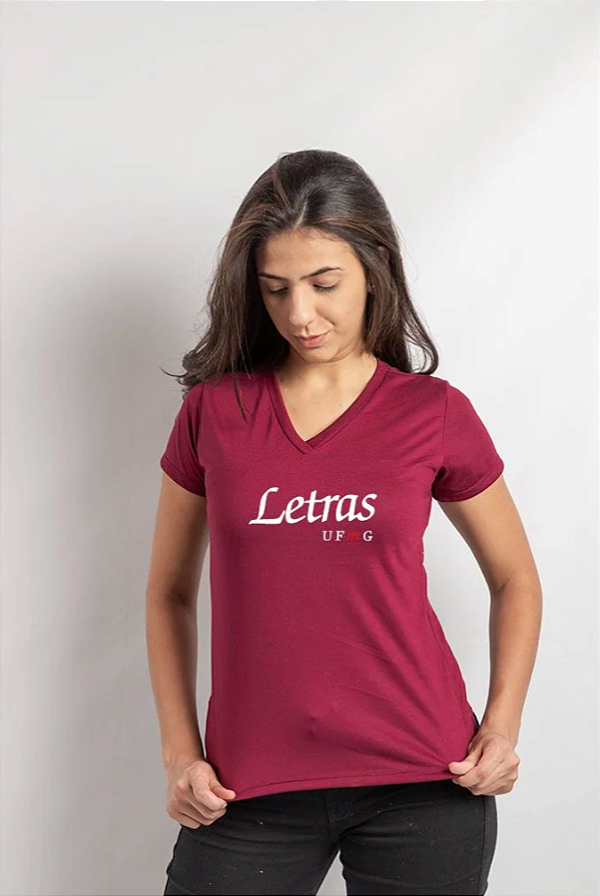 Camisa Letras UFMG Feminina - Pronta Entrega