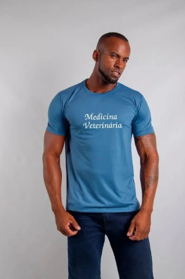 Camisa Veterinária Masculina - Pronta Entrega