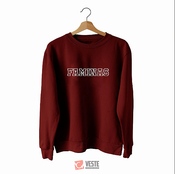 Moletom Básico Faminas Masculino - University