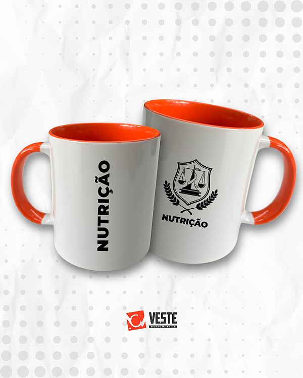 Caneca de Cerâmica Nutrição