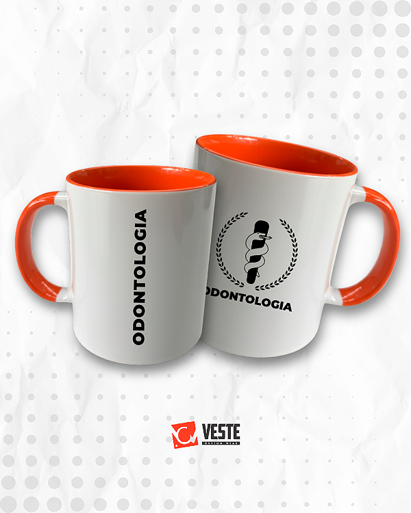 Caneca de Cerâmica Odontologia