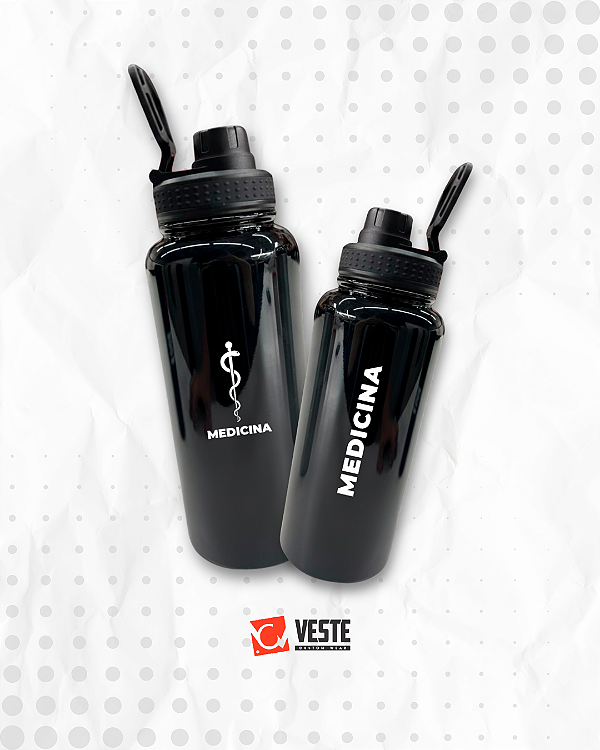 Garrafa Squeeze Térmica Medicina