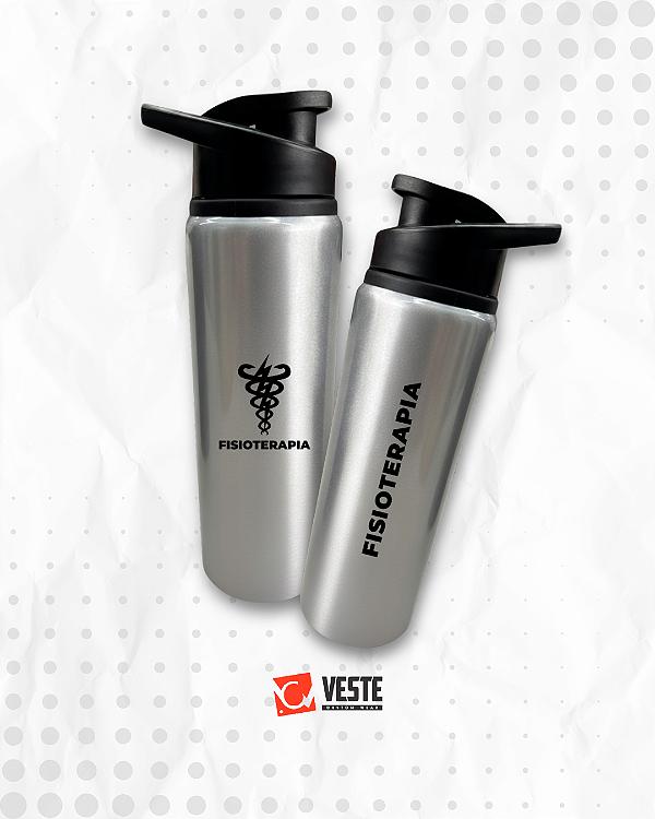 Garrafa Squeeze de Alumínio Fisioterapia