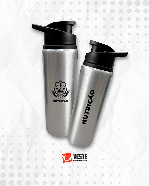 Garrafa Squeeze de Alumínio Nutrição