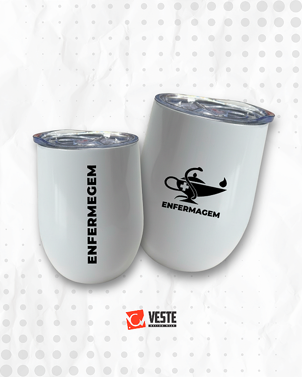 Copo Térmico Inox Enfermagem