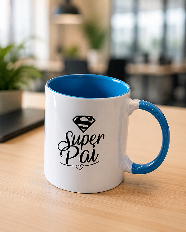 Caneca de Cerâmica dia Dos Pais Super Pai