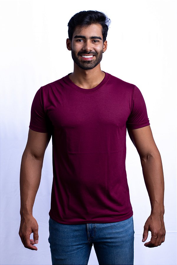 Camiseta Lisa de PV Masculina