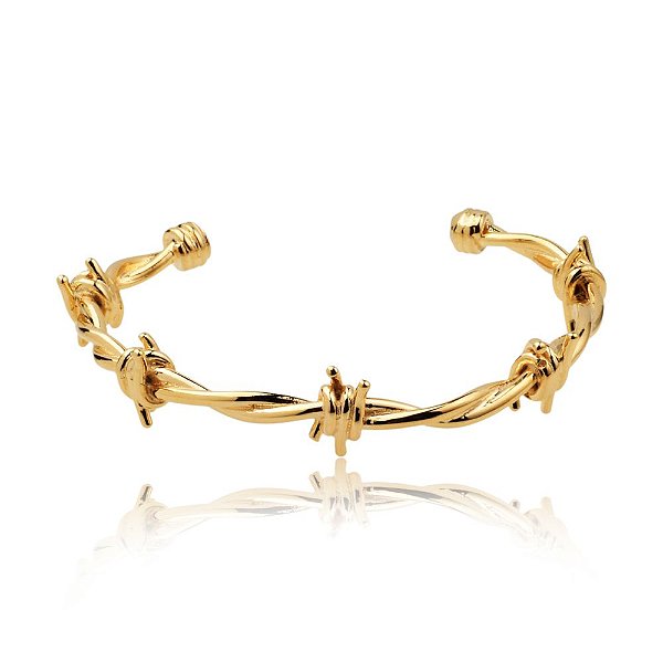 Bracelete Arame Max - Banho de Ouro 18k