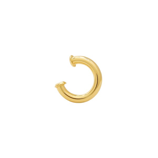 Piercing Tubo Liso Madalena - Banho de Ouro 18k