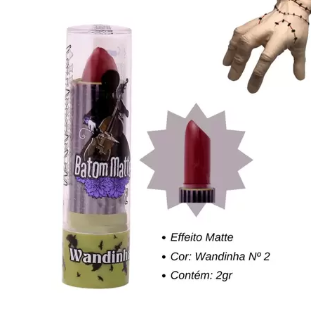 Batom Matte Wandinha Sarifa